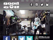 Tablet Screenshot of goodvsevil.com